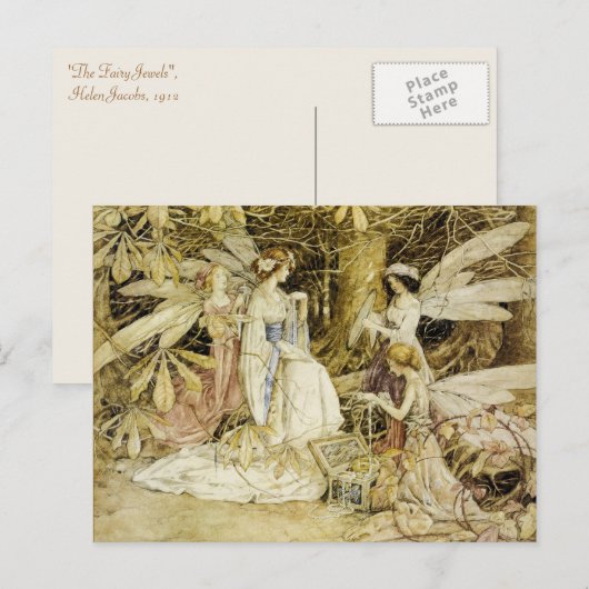Carte Postale "Les bijoux de fées" (Devant / Derrière)