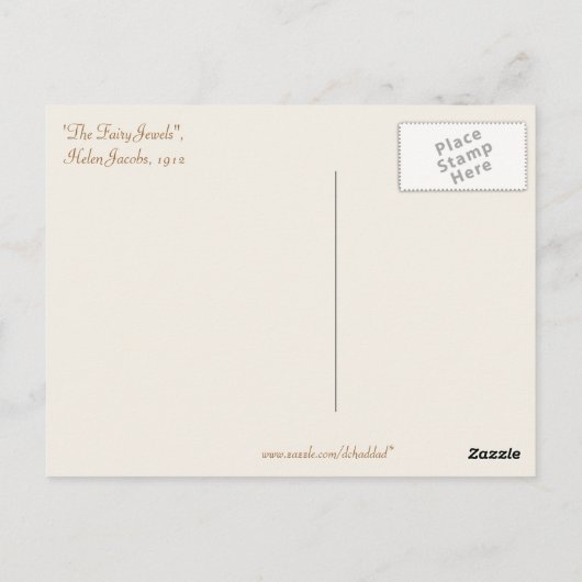 Carte Postale "Les bijoux de fées" (Dos)