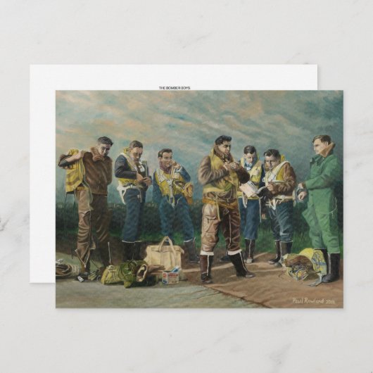 Carte Postale Les Bomber Boys (Devant / Derrière)