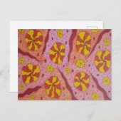 Carte Postale Les bonbons cosmiques roses (Devant / Derrière)