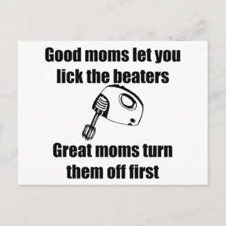 Carte Postale Les Bonnes Moms Vous Permettent De Lancer Les Bate