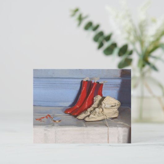 Carte Postale Les bottes de Mlle Simpson | William Nicholson (Debout devant)