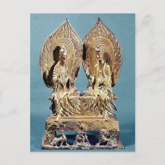 Carte Postale Les bouddhas Prabhutaratna et Sakyamuni (Devant)