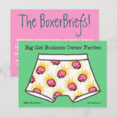 Carte Postale Les Boxerbriefs BGBOP's. (Devant / Derrière)