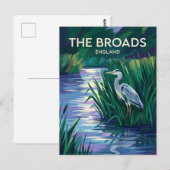 Carte Postale Les Broads Royaume-Uni (Devant / Derrière)