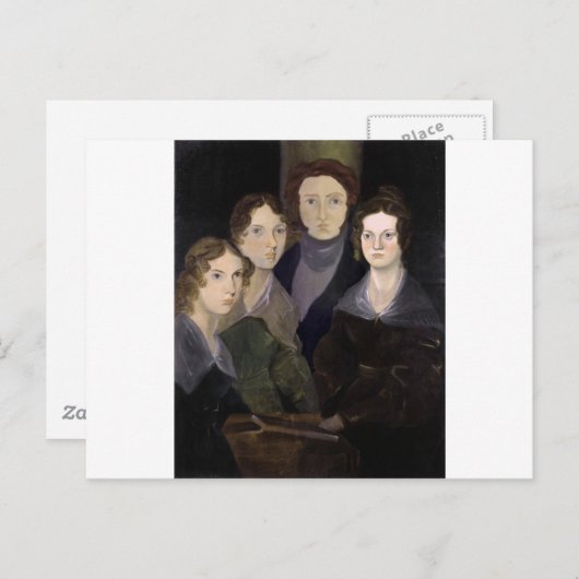 Carte Postale Les Brontës ~ Portrait Pilier restauré (Devant / Derrière)