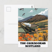 Carte Postale Les Cairngorms Écosse  (Devant / Derrière)