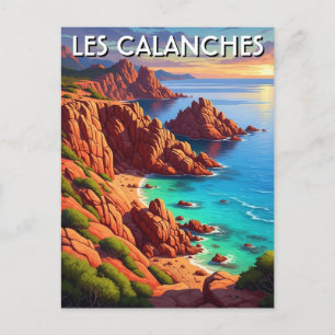 Carte Postale Les Calanches France Corse Voyage
