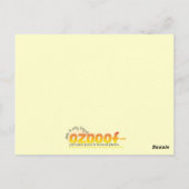 Carte Postale Les câlins sur le Dancefloor (Dos)