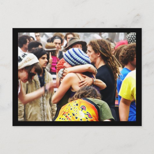 Carte Postale Les câlins sur le Dancefloor (Devant)