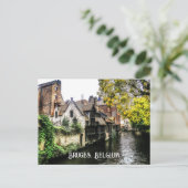 Carte Postale Les canaux de Bruges (Debout devant)