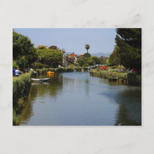 Carte Postale Les canaux de la plage de Venise