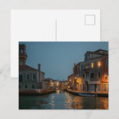Carte Postale Les canaux de Murano (Devant / Derrière)