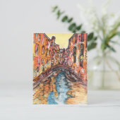 Carte Postale Les canaux de Venise (Debout devant)