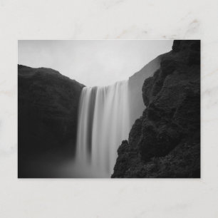 Carte Postale Les cascades Skogafoss Cascade, Islande