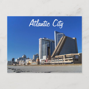 Carte Postale Les Casinos à Atlantic City