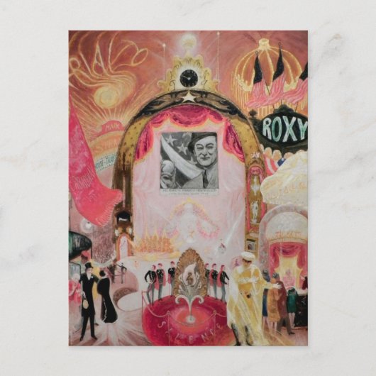 Carte Postale Les cathédrales de Broadway par Florine Stettheime (Devant)