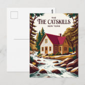 Carte Postale Les Catskills USA (Devant / Derrière)
