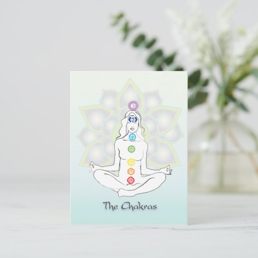 Carte Postale Les chakras (Debout devant)