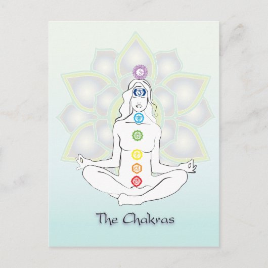 Carte Postale Les chakras (Devant)
