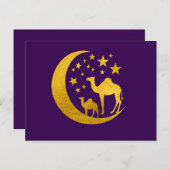 Carte Postale Les chameaux d'or (Devant / Derrière)