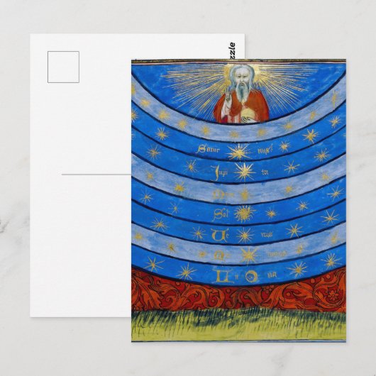 Carte Postale Les champs célestes (Devant / Derrière)