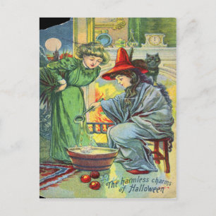 Carte Postale Les charmes sans charme d'Halloween