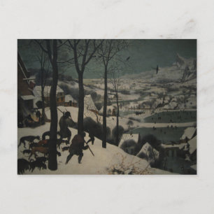 Carte Postale Les Chasseurs dans la neige de Bruegel