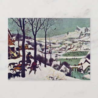 Carte Postale Les Chasseurs Dans La Neige, Par Bruegel D. Ä. Pie