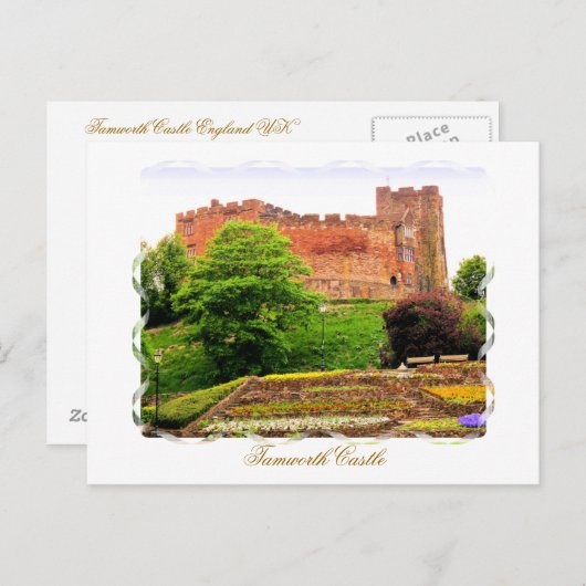 CARTE POSTALE LES CHÂTEAUX (Devant / Derrière)