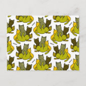 Carte Postale Les chatons d'olive (Devant)