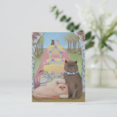Carte Postale Les Chats de Mariage (Debout devant)