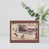 Carte Postale Les chats en coach à High Street (Debout devant)