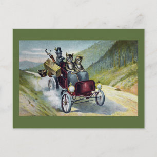 Carte Postale Les chats en vacances dans les Catskill