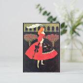 Carte Postale Les Chaussons de Cendrillon par Audrey Beardsley (Debout devant)