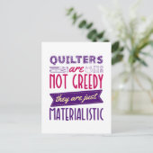 Carte Postale Les Chaussures Ne Sont Pas Des Chaussons Matériali (Debout devant)