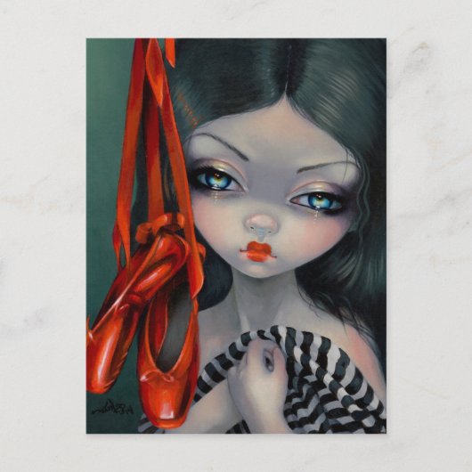 Carte postale "Les Chaussures rouges" (Devant)