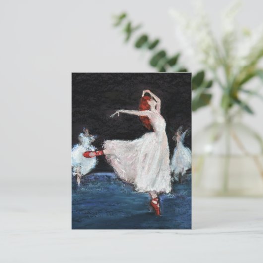 Carte Postale Les chaussures rouges (Debout devant)