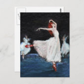 Carte Postale Les chaussures rouges (Devant / Derrière)