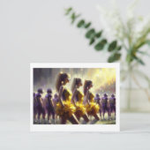Carte Postale Les Cheerleaders, (Debout devant)