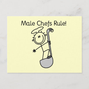 Carte Postale Les chefs masculins règnent