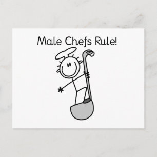 Carte Postale Les chefs masculins règnent