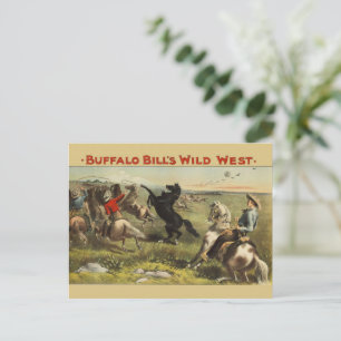 Carte Postale Les Chevaux de l'Ouest sauvage de Buffalo Bill