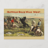 Carte Postale Les Chevaux de l'Ouest sauvage de Buffalo Bill (Devant)