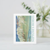 CARTE POSTALE LES CHEVAUX DE NEPTUNE MONTENT LES VAGUES (Debout devant)