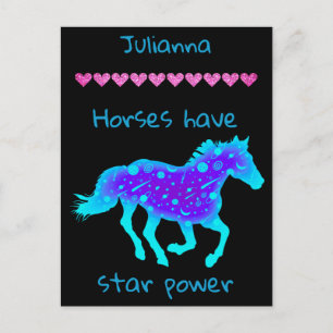 Carte Postale Les chevaux ont du charisme
