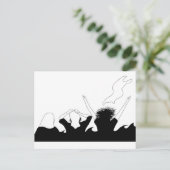 Carte Postale les cheveux de la liberté (Debout devant)