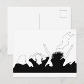 Carte Postale les cheveux de la liberté (Devant / Derrière)