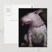 Carte Postale Les chiens mangent des chats (Devant / Derrière)