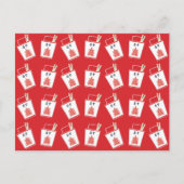 Carte Postale Les Chinois rouges sortent (Devant)